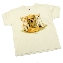 T-shirt Valp och katter