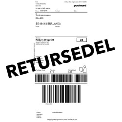 Returfraktsedel