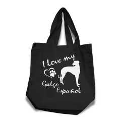 Galgo Español tygkasse korta handtag