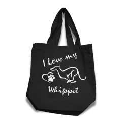Whippet tygkasse korta handtag