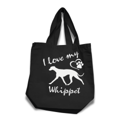 Whippet tygkasse korta handtag
