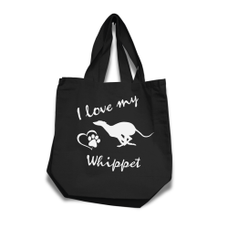 Whippet tygkasse korta handtag