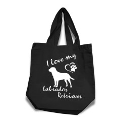 Labrador Retriever tygkasse korta handtag