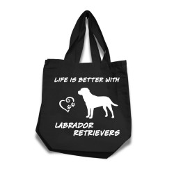 Labrador Retriever tygkasse korta handtag