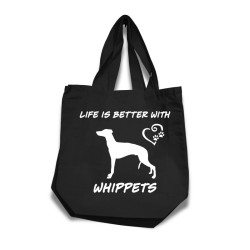 Whippet tygkasse korta handtag