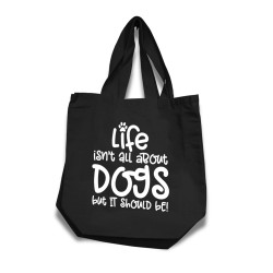 Life isn't all about - tygkasse korta handtag