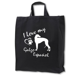 Galgo Español tygkasse korta handtag
