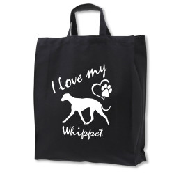 Whippet tygkasse korta handtag