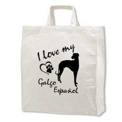 Galgo Español tygkasse korta handtag