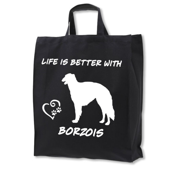 Borzoi tygkasse med korta handtag - Stilfull och praktisk - Torshammarens