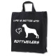 Rottweiler tygkasse med korta handtag - Stilfull och praktisk - Torshammarens