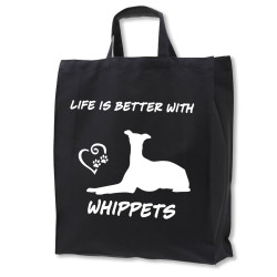 Whippet tygkasse korta handtag