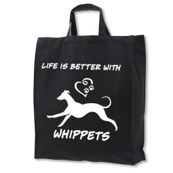 Whippet tygkasse korta handtag