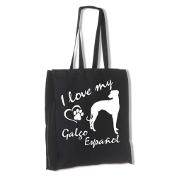 Galgo Español tygkasse långa handtag