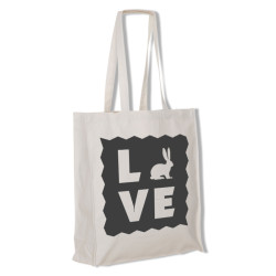 Love tygkasse långa handtag