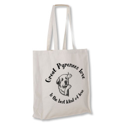 Great Pyrenees Love - tygkasse långa handtag