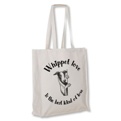 Whippet Love - tygkasse långa handtag