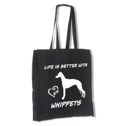 Whippet tygkasse långa handtag