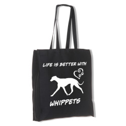 Whippet tygkasse långa handtag