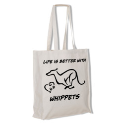 Whippet tygkasse långa handtag
