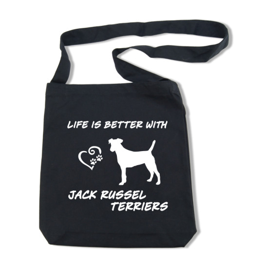 Jack Russel Terrier axelväska - Tygkassar med hundmotiv - Torshammarens