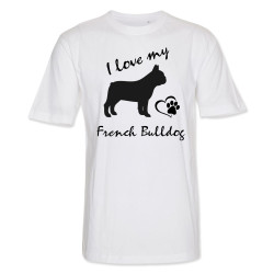 Fransk Bulldog - herr T-shirt