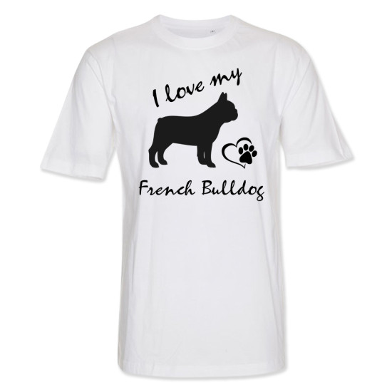 Herr T-shirt med Fransk Bulldog motiv - Torshammarens