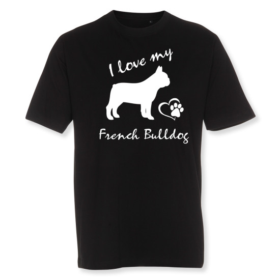 Herr T-shirt med Fransk Bulldog motiv - Torshammarens