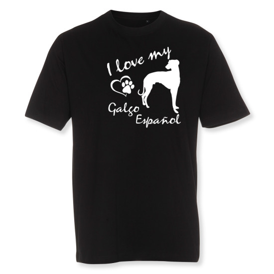 Herr T-shirt med Galgo Español motiv - Torshammarens
