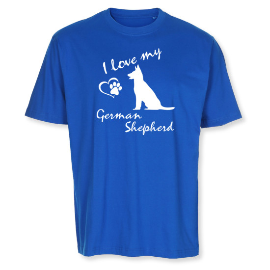 Herr T-shirt med Schäferhund motiv - Torshammarens