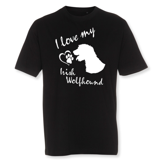 Herr T-shirt med Irländsk Varghund motiv - Torshammarens