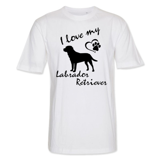 Herr T-shirt med Larbrador Retreiver motiv - Torshammarens