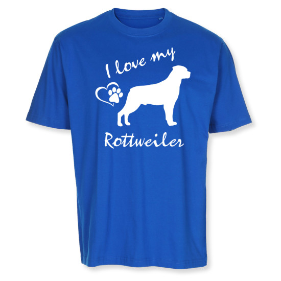 Herr T-shirt med Rottweiler motiv - Torshammarens