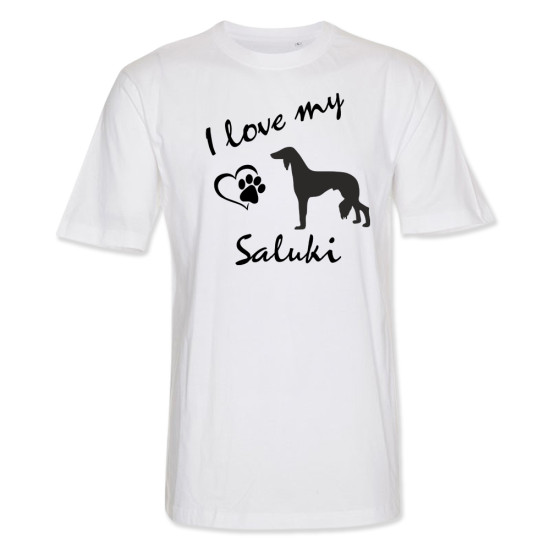 Herr T-shirt med Saluki motiv - Torshammarens
