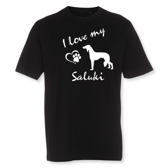 Herr T-shirt med Saluki motiv - Torshammarens