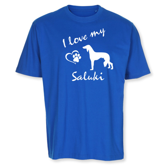 Herr T-shirt med Saluki motiv - Torshammarens