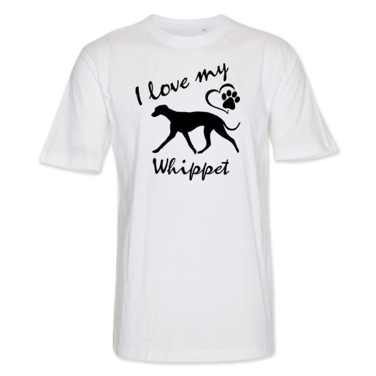 Herr T-shirt med Whippet motiv - Torshammarens