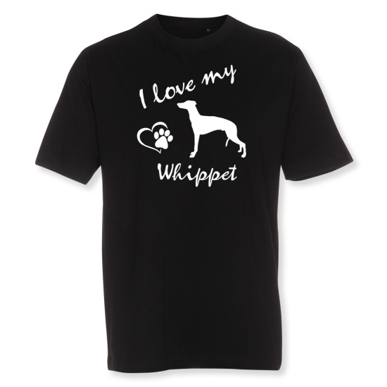 Herr T-shirt med Whippet motiv - Torshammarens
