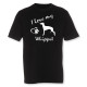 Herr T-shirt med Whippet motiv - Torshammarens