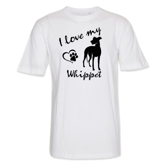 Herr T-shirt med Whippet motiv - Torshammarens