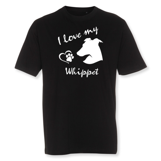 Herr T-shirt med Whippet motiv - Torshammarens
