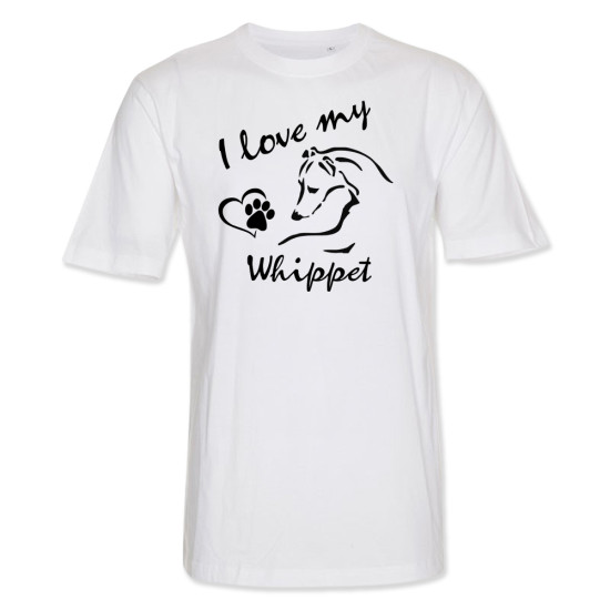 Herr T-shirt med Whippet motiv - Torshammarens