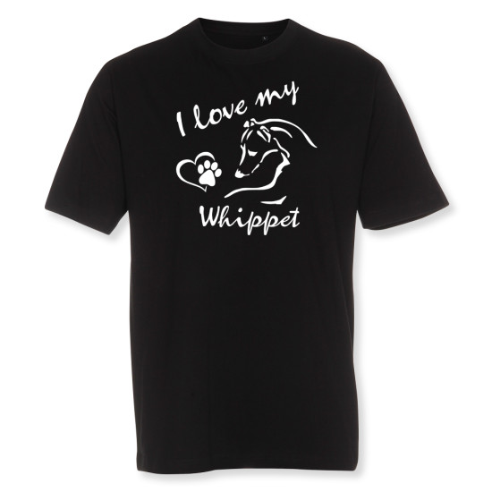 Herr T-shirt med Whippet motiv - Torshammarens