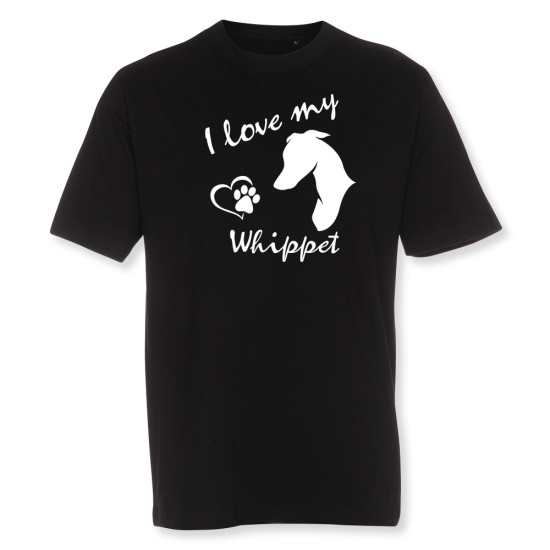 Herr T-shirt med Whippet motiv - Torshammarens