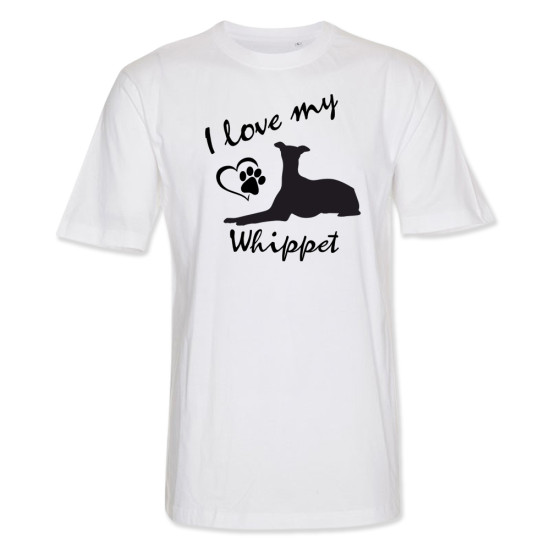 Herr T-shirt med Whippet motiv - Torshammarens
