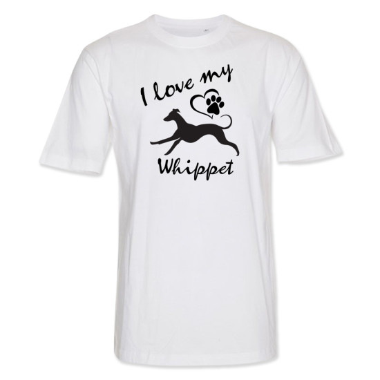 Herr T-shirt med Whippet motiv - Torshammarens