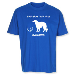 Borzoi - herr T-shirt