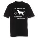 Herr T-shirt med Flatcoated Retriever motiv - Torshammarens