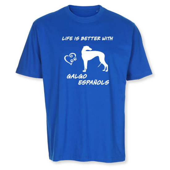Herr T-shirt med Galgo Español motiv - Torshammarens