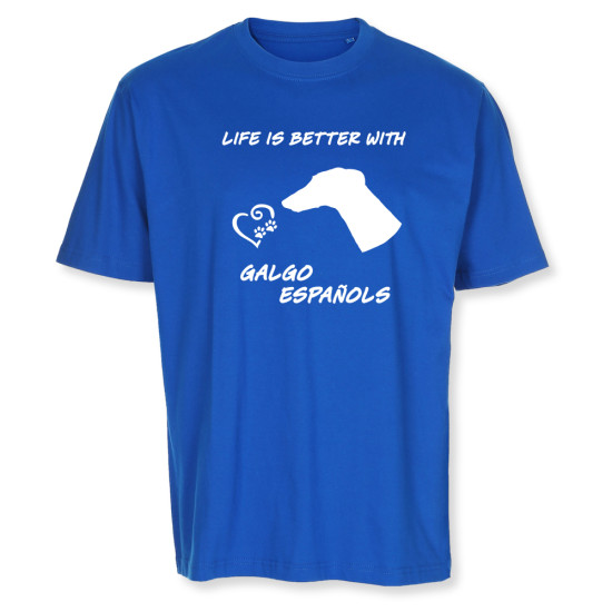 Herr T-shirt med Galgo Español motiv - Torshammarens